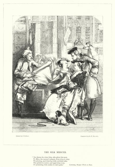 El mercero de seda de John (after) Gilbert