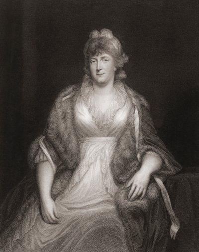 Princesa Guillermina de Prusia. Retrato de John (after) Hoppner