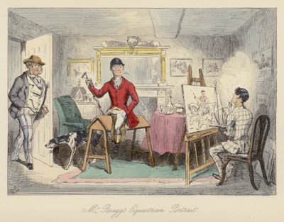 Ilustración de John Leech para Mr Sponge