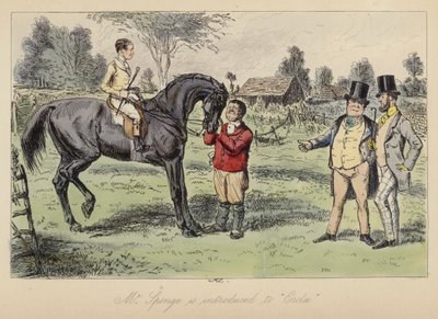 Ilustración de John Leech para Mr Sponge