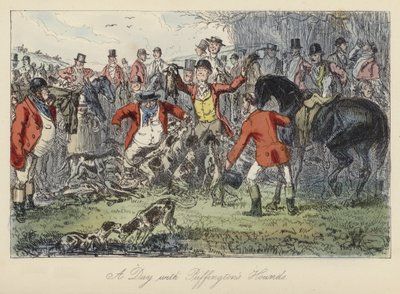 Ilustración de John Leech para Mr. Sponge