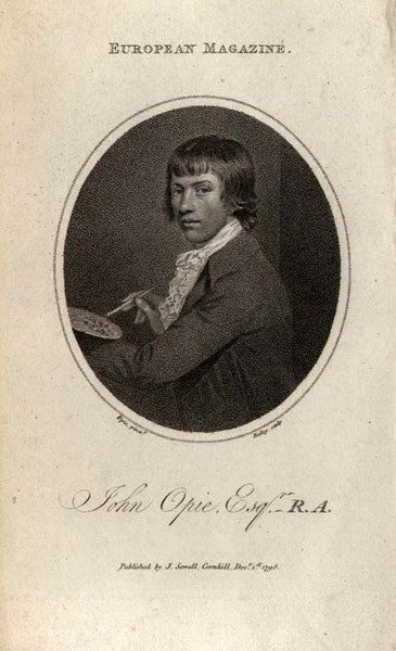 Retrato de John Opie (1761-1807), grabado por Ridley de John (after) Opie
