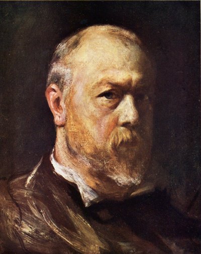 Retrato de John Pettie por sí mismo (litografía en color) de John (after) Pettie