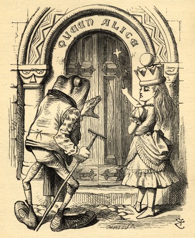 Alicia y la rana, ilustración de 