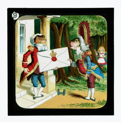 Alicia en el País de las Maravillas, diapositivas coloreadas de John (after) Tenniel