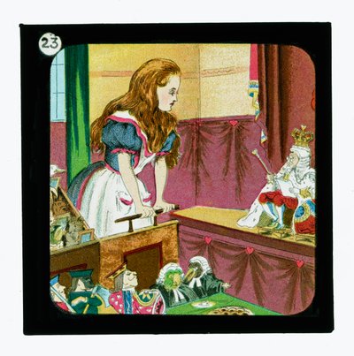 Alicia en el País de las Maravillas, diapositivas coloreadas de John (after) Tenniel