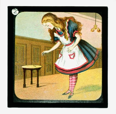 Alicia en el País de las Maravillas, diapositivas coloreadas de John (after) Tenniel
