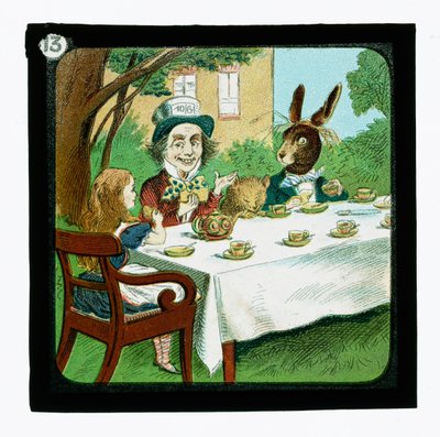 Alicia en el País de las Maravillas, diapositivas coloreadas de John (after) Tenniel