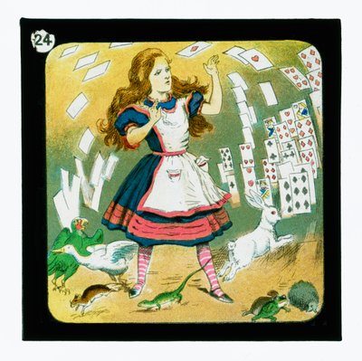 Alicia en el País de las Maravillas, diapositivas coloreadas de John (after) Tenniel