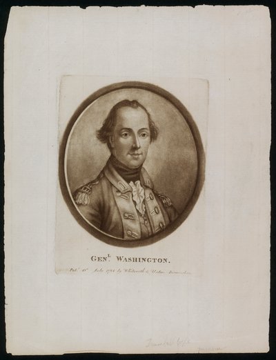 Retrato del general [George] Washington (grabado) de John (after) Trumbull