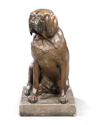 Modelo de un Perro de Jorge III, c.1760 de John (attr. to) Cheere