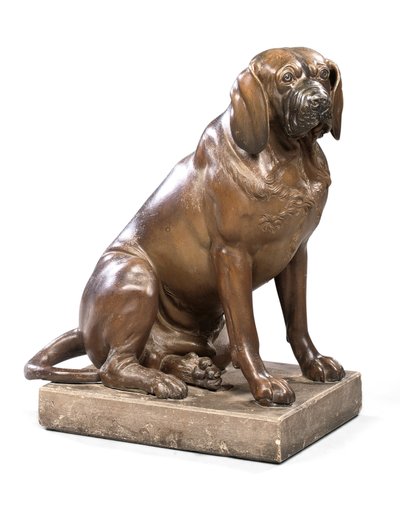 Modelo de un Perro de Jorge III, c.1760 de John (attr. to) Cheere