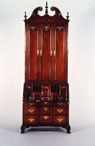 El escritorio y librero Chippendale de Nicholas Brown, c.1760-70 de John (attr. to) Goddard