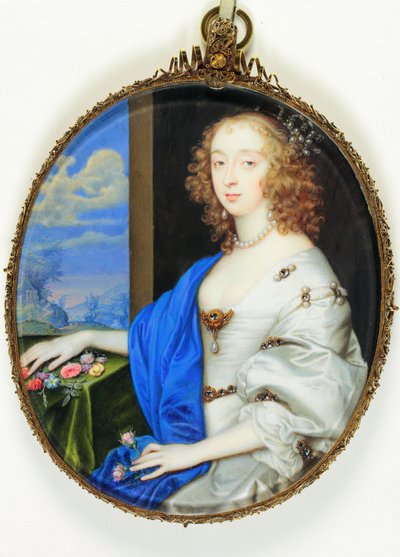 Lady Mary Villiers, duquesa de Lennox y Richmond de John (attr. to) Hoskins