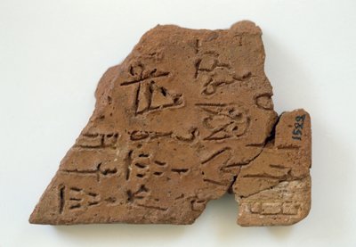 Cretulae con escritura lineal de Phaistos, Creta, Grecia, civilización minoica de Walter Charles Mills