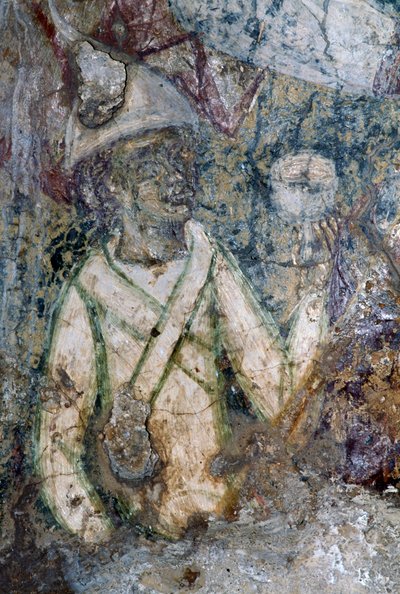 Fresco en la iglesia de Agia Anna de Walter Charles Mills