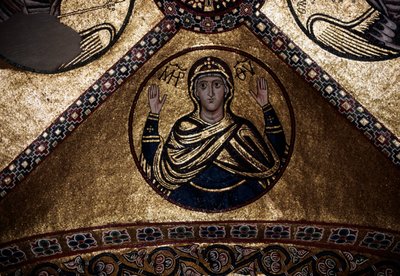 Mosaico del Katholikon, monasterio de Hosios Loukas (Patrimonio de la Humanidad por la UNESCO) de Walter Charles Mills
