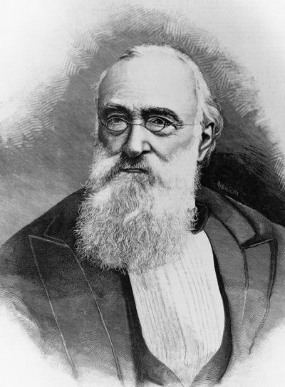 Retrato de Agostino Depretis (1813-1887), estadista italiano y Primer Ministro del Reino de Italia, grabado después de una fotografía de Michele Schemboche (activo 1856-ca 1906) de Walter Charles Mills