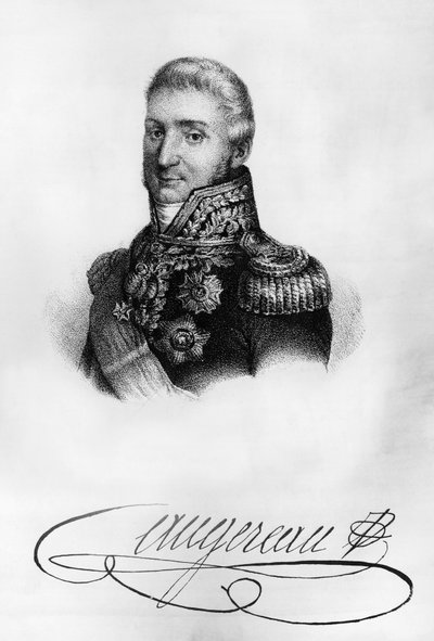 Retrato de Charles Pierre Francois Augereau de Walter Charles Mills