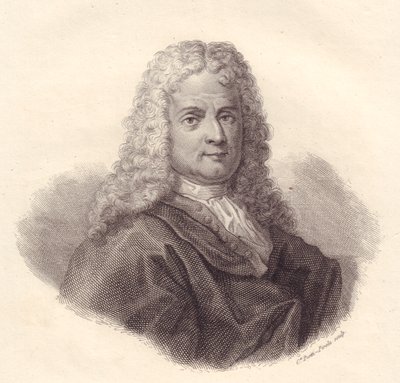 Retrato del matemático italiano Jacopo Riccati (1676-1754), grabado en cobre por Caterina Piotti-Pirola de Walter Charles Mills