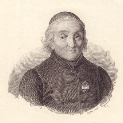 Retrato del teólogo italiano Pietro Tamburini (1737-1827), grabado en cobre por Maffeis de Walter Charles Mills