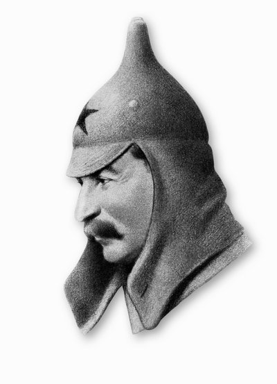 Retrato de Iósif Vissariónovich Dzhugashvili conocido como Stalin (1878-1953), político ruso de Walter Charles Mills