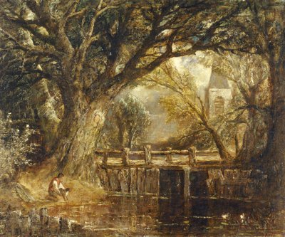 El Azud (óleo sobre lienzo) de John (imitator of) Constable