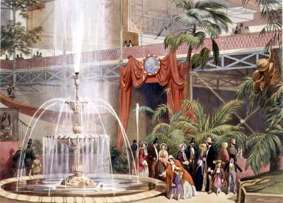 Palacio de Cristal, Vista en el Transepto Norte de John Absolon