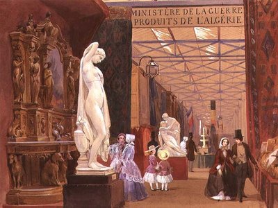 Parte de la Corte Francesa, la Gran Exposición de John Absolon
