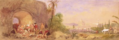 El descubrimiento del cuerpo de Tipu en la Puerta del Agua en Seringapatam de John Absolon