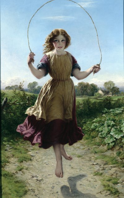 Niña saltando la cuerda, 1863 de John Adam P. Houston