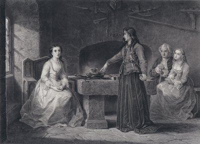 Ilustración para El Pirata de Sir Walter Scott de John Adam P. Houston