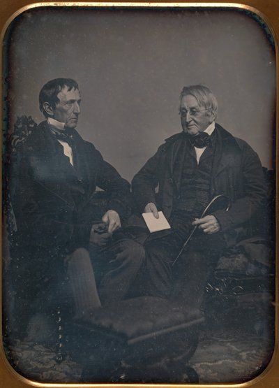 Dos ancianos conversando, ca. 1850 de John Adams Whipple