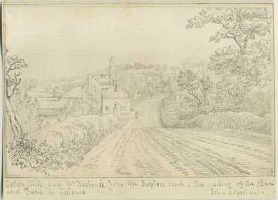 Burton-upon-Trent: dibujo a pluma y tinta, nd [1799-1854] de John Allport