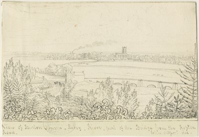Burton-upon-Trent: dibujo a pluma y tinta, nd [1799-1854] de John Allport