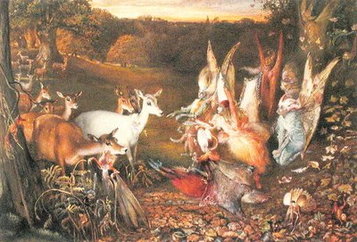 Hadas y Ciervos de John Anster Fitzgerald