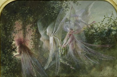 Hadas en una ventana de John Anster Fitzgerald