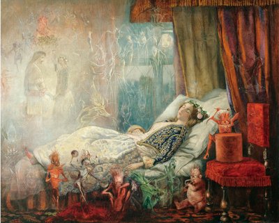 El sueño después del baile de máscaras de John Anster Fitzgerald