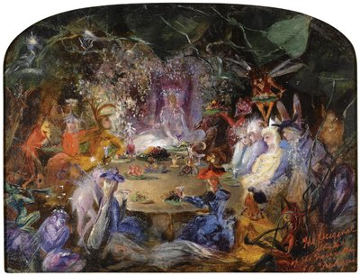 El Banquete de las Hadas, c. 1858 de John Anster Fitzgerald