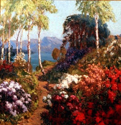 Un jardín en la ladera en Westmoreland de John Arthur Black