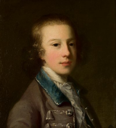 Retrato de George Byng, cuarto vizconde de Torrington (1740-1812) cuando era niño, c.1750-87 (óleo sobre lienzo) de John Astley