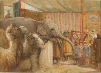 La menagerie de Bostock y Wombwell de John Atkinson