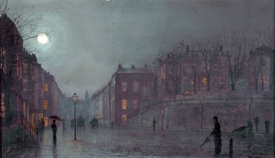 Una vista de Hampstead, Londres, 1882 de John Atkinson Grimshaw