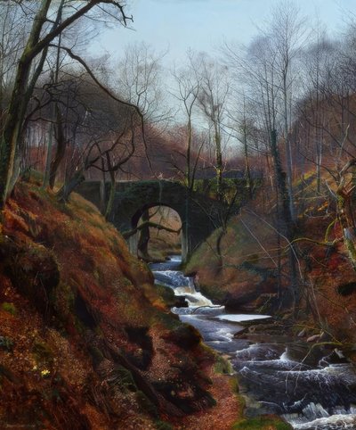 Barden, Ghyll Beck de John Atkinson Grimshaw