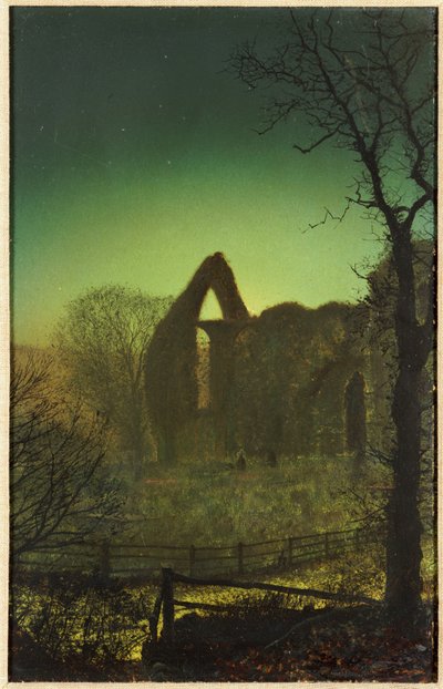 Abadía de Bolton de John Atkinson Grimshaw