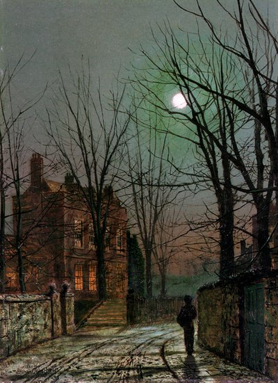 A la Luz de la Luna, 1882 de John Atkinson Grimshaw