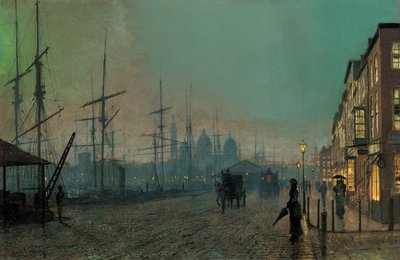 Muelle de Humber, 1881 de John Atkinson Grimshaw