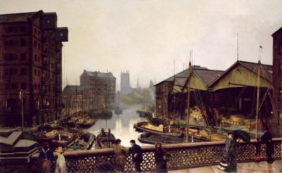 Puente de Leeds de John Atkinson Grimshaw