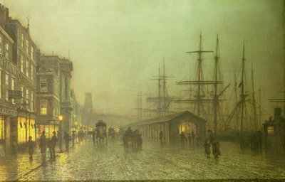 Muelles de Liverpool de John Atkinson Grimshaw