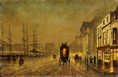 Muelles de Liverpool de John Atkinson Grimshaw